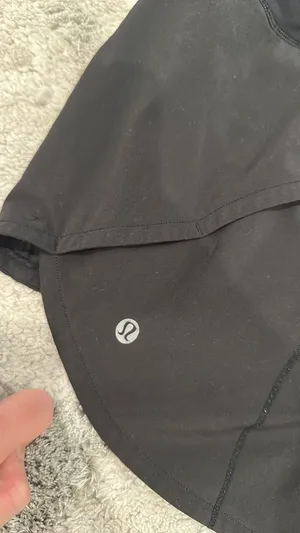Black Lululemon High-Rise Speed Up 4" Shorts thumbnail 4