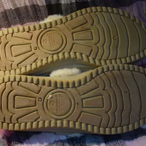 Skechers Cozy Lite Sparkle Knit Slippers, Tan, Size 6 thumbnail 8