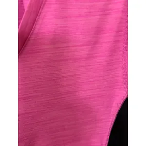 Beverly Hills Polo Club Pink Space Dye V-Neck Activewear Top Womens Large‎ thumbnail 2