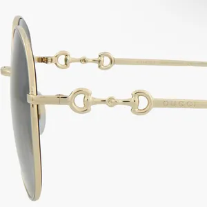 Gucci 59mm Round Sunglasses with Horsebit thumbnail 3