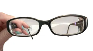 Black Glasses with Rhinestone Drangonfly thumbnail 2