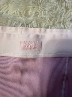 SKIMS women Light Pink Ribbed Boxer Shorts thumbnail 2