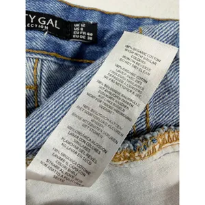 Nasty Gal Jeans Women 8 Blue Straight Leg Organic Cotton Denim High Rise thumbnail 13