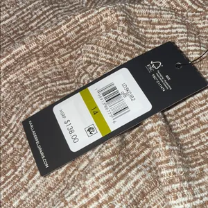 NWT KARL LAGERFELD PARIS Knit Tweed Dress with Front Pockets and Embellished 14 thumbnail 8