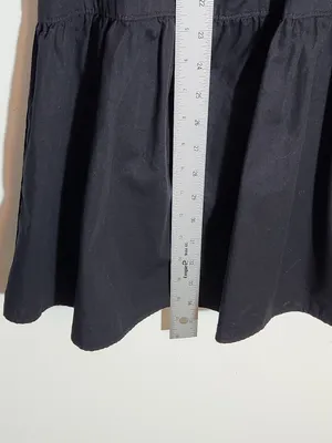 Steve Madden Black Cotton Mini Dress Size Small Wedding Guest Dress thumbnail 8
