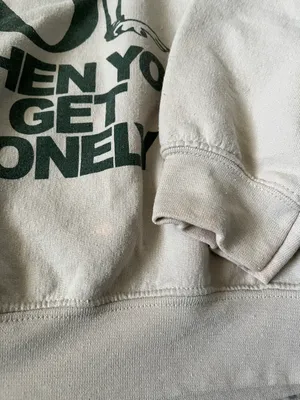 Lonely Ghost Text Me When You Get Lonely Crewneck Sweater thumbnail 8