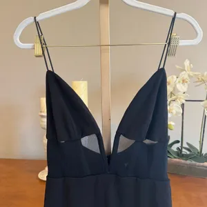 Nookie Sade Mesh Gown Black Size Medium $319 Retail thumbnail 6