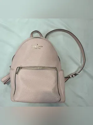 kate spade Pale Pink Pebbled Leather  Backpack thumbnail 9