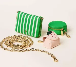 kate spade new york x Target Green/White Stripe Mini Crossbody Bag thumbnail 2