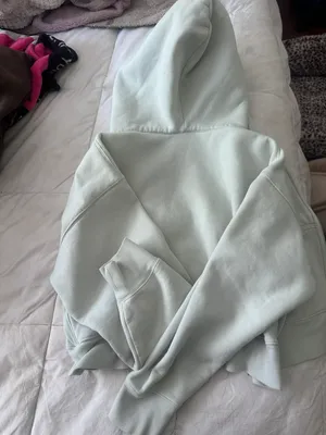 Aritzia sweatfleece mint hoodie  thumbnail 3