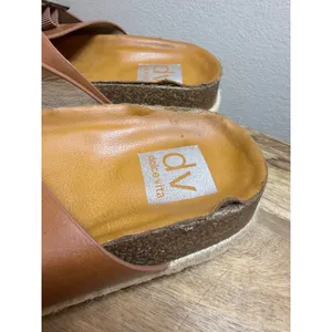 Boho Espadrille Platform Sandals DV Dolce Vita Carther Brown 7.5 thumbnail 8