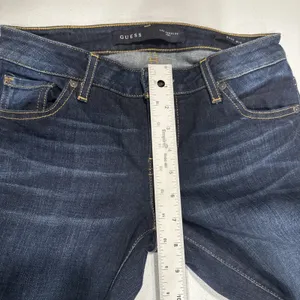 Guess Jeans Womens 26 Boot Low Rise Dark Wash Denim Pants Ranch Casual Cowgirl thumbnail 11