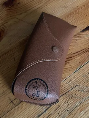 Ray Ban Brown Leather Sunglasses Case with‎ Minimalist Design (CASE ONLY) thumbnail 1