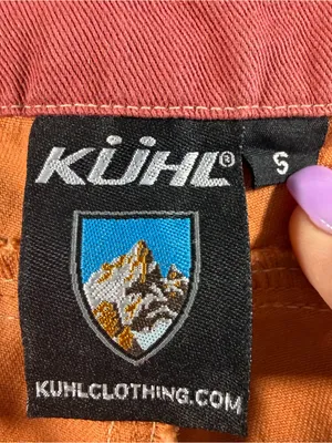 KÜHL Women's Straight-Leg Pants Styled Vibrant Burnt Orange Pumpkin Shade Small thumbnail 4