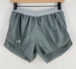 Under Armour‎ Heatgear Fly By 2.0 Running Shorts Womens XS Gray Mesh Sweat Wicks thumbnail 1