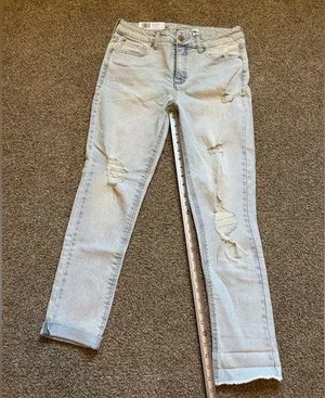 Seven 7 Jeans Women's 6 Blue Light Wash NWT Weekend Slim Fit Jean thumbnail 1