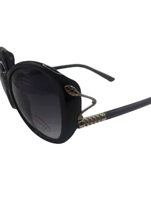 Women’s Sunglasses Black Oversized Lenses NEW thumbnail 3