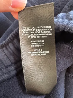 Aritzia Sweatfleece Mega Fit Cozy Jogger Sweatpants size XS navy blue thumbnail 9
