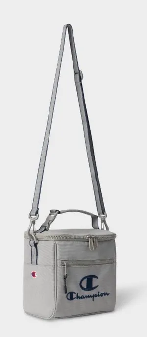 Champion Estate Insulated Cooler Kit Lunch Bag, Medium Gray, NWT thumbnail 3