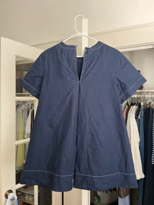 Maeve Emmy Short-Sleeve Swing Mini Dress thumbnail 8