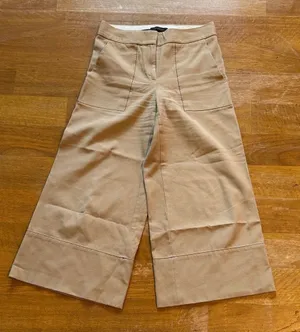 Ann Taylor Beige Cropped Trousers thumbnail 1