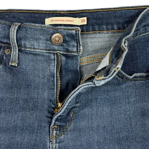 Levi’s SZ 28 - 311 Shaping Skinny Jeans Distressed Mid-Rise Stretch Blue Womens thumbnail 3