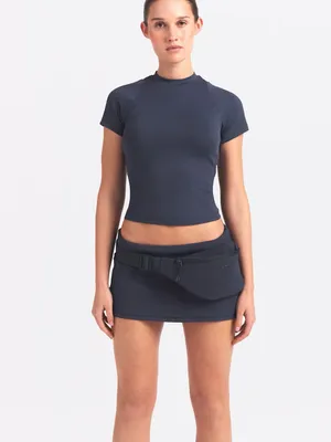 NWT Nike Skims Airy Baby tee size xl in deep royal thumbnail 4