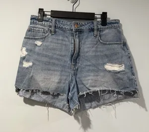 Hollister High Rise Shorts Women 29* Curvy Mom 100% Cotton Travel Vacation thumbnail 1
