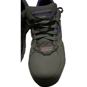 Skechers Women's Work Synergy Sandlot (761) Gray/Purple Size 8‎ 1/2 thumbnail 2