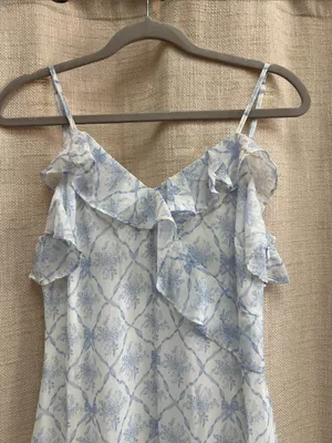 Coquette Printed Lace Mixed Ruffle Maxi Dress Small thumbnail 11