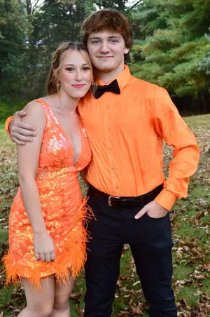 Homecoming Dress Orange Size 2 thumbnail 2