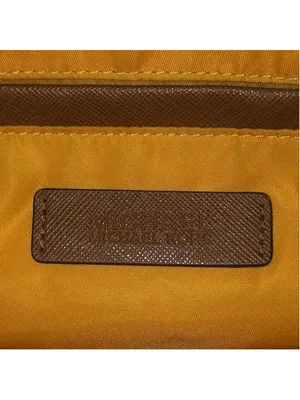 Michael Kors Navy Blue & Brown Nylon Polyester Purse Shoulder Bag Handbag thumbnail 11
