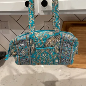 Vera Bradley Totally Turq Rectangular Shoulder bag Y2K bohemian retired pattern thumbnail 5
