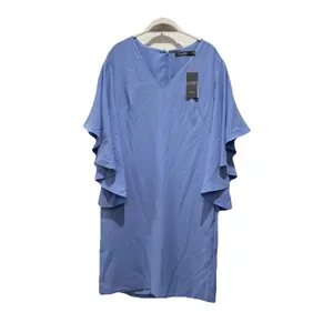 NEW- LAUREN Ralph Lauren Ruffle-Sleeve Modest‎ Spring Cocktail Office Dress Sz 2 thumbnail 2