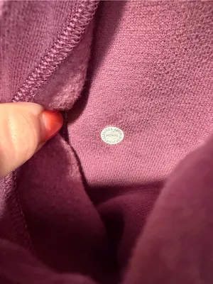 Purple Lululemon funnel neck Half-Zip Pullover Sweatshirt thumbnail 2
