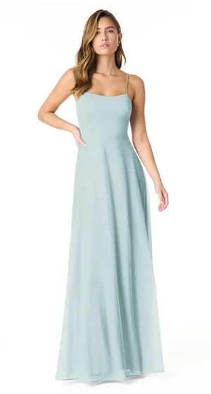 Azazie mist blue bridesmaid dress thumbnail 1