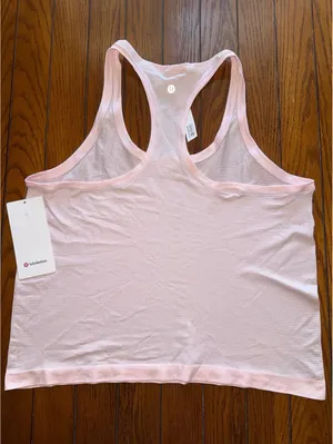 Lululemon Swiftly Tech Scoopneck Tank 2.0 Race Pink Pearl Size 14 NWT thumbnail 1