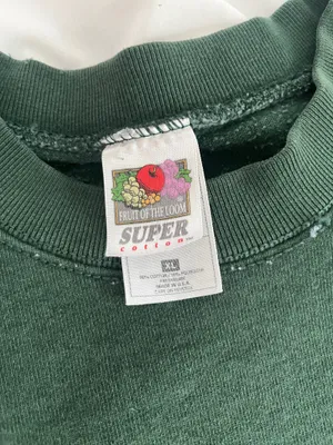 Fruit of the Loom Vintage Spring storm Green crewneck thumbnail 8
