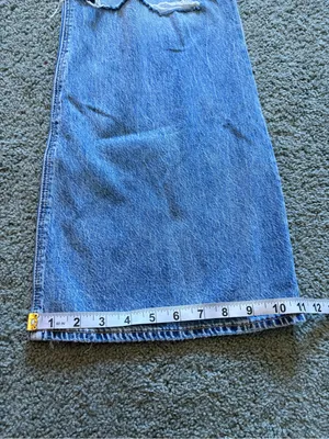 American Eagle Strigid Low Rise Baggy Flare Distressed Jeans Rainbow Size 10 thumbnail 8