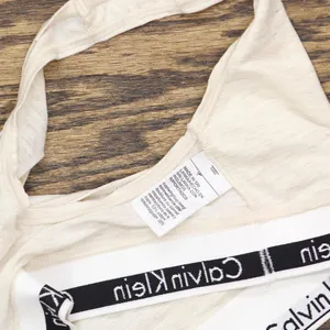 NEW Calvin Klein Womens Modern Cotton Unlined Wireless Bralette F3785 Brown XS thumbnail 3