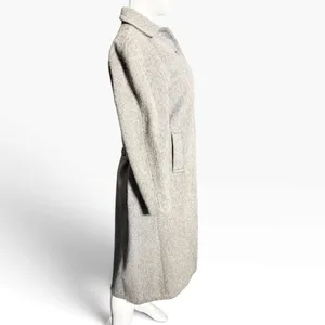 Vintage Soda-Set Fashions Gray Wool Overcoat Union Made Mid Century Coat Wool thumbnail 4