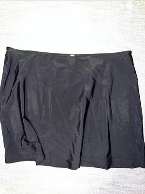 PINK swim skirt Women’s Black A-Line Skirt cover up black large VS pink summer thumbnail 3
