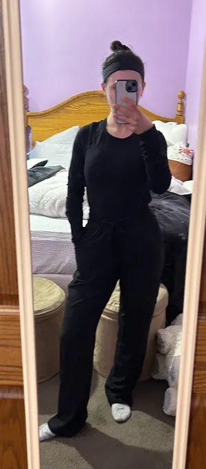 Scrubstar Black scrub pants thumbnail 1