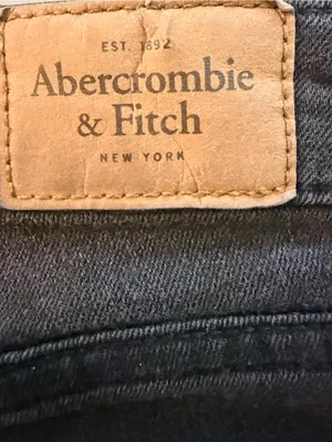 Abercrombie & Fitch Black Distressed Denim Cutoff Shorts thumbnail 3