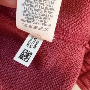 Aerie Womens Burgundy Cropped Mock‎ Neck Sweatshirt Raw Hem FK4556SH Red Small thumbnail 6