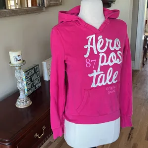 Aeropostale Pink Cotton Hoodie fits like XS thumbnail 2