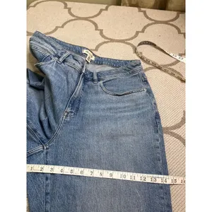Madewell The Plus Curvy 90’s Straight Blue Jeans, size 14W, DM784, high-rise thumbnail 10
