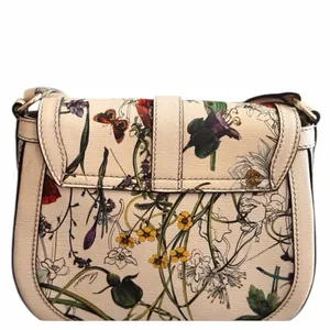 Gucci Nice Flora All leather Crossbody in multicolor floral print thumbnail 2