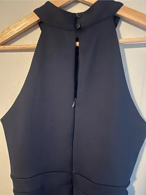 Enfocus Studio Navy One-Shoulder Sheath Dress thumbnail 6