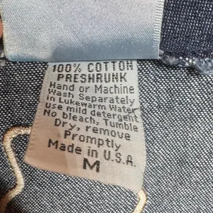 Vintage Denim made in the USA Fourth of July Embroidered Vest‎ size medium thumbnail 5